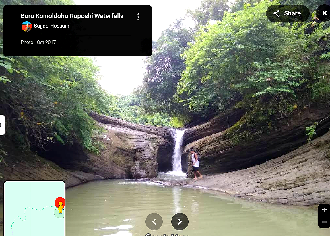 Boro Komoldoho Ruposhi Waterfalls